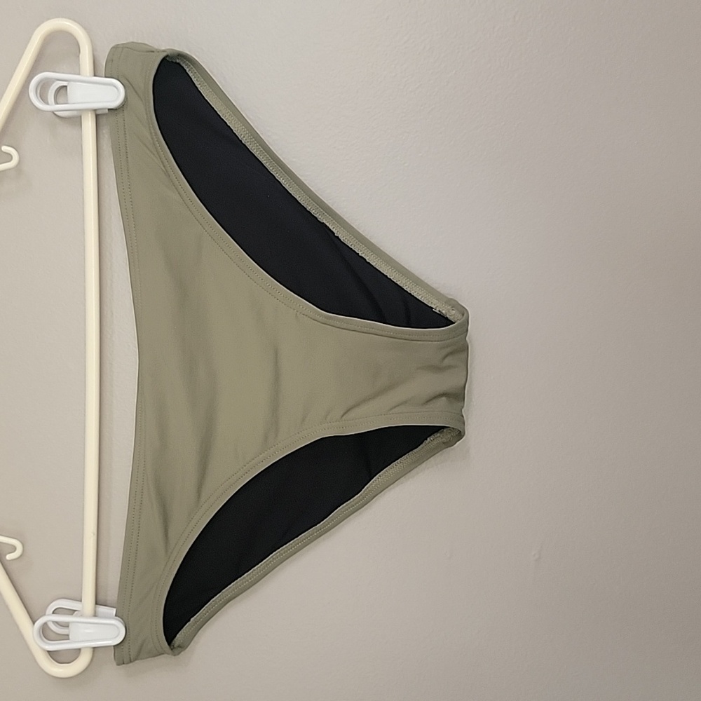(2/$15) Vince Camuto Green Bikini Swim Suit Bottoms Size S